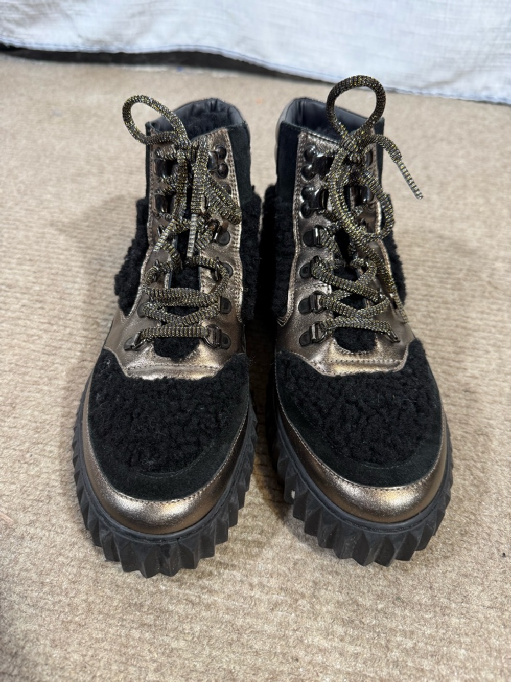 Voile Blanche Eva High-Top Platform Sneaker EU 39/ 8.5 - Picture 2 of 12